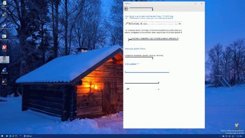 Windows 10 Settings App, Windows Update, Advanced Options,
unusable